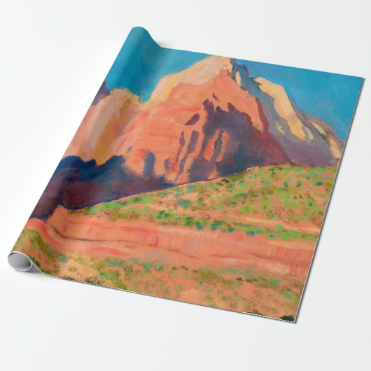 Landschap Zion National Park van Maynard Dixon Cadeaupapier (Uitgerold)