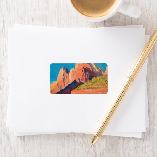 Landschap Zion National Park van Maynard Dixon Etiket (Insitu)