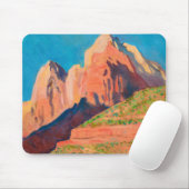 Landschap Zion National Park van Maynard Dixon Muismat (Met muis)