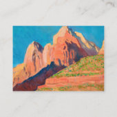 Landschap Zion National Park van Maynard Dixon Visitekaartje (Achterkant)