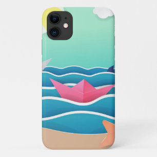 Landschap zomervakantie iPhone 11 hoesje