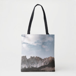 LANDSCHAPE FOTOGRAFIE VAN GRAY EN BROWN MOUNTAIN DRAAGTAS