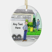 Landschaper - Male Keramisch Ornament (Rechts)