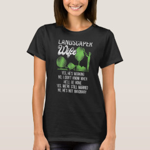 Landschappelijk landschap landschapsarchitect wife t-shirt