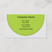 Landschappelijk landschapsontwerp voor grasmolen visitekaartje (Achterkant)