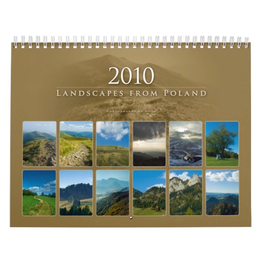 Landschappen 2010 uit Polen - Agenda Kalender (Hoes)