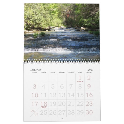 Landschappen 2011 kalender (Jan 2027)