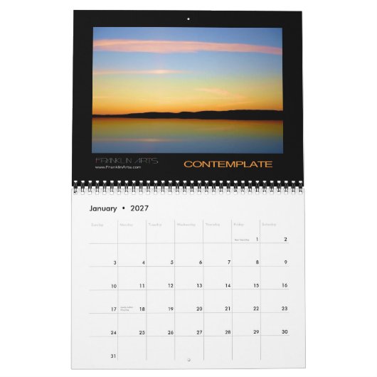 Landschappen 2012 kalender (Jan 2027)