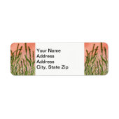 Landschappen en schilderachtig uitzichten op het p etiket (Voorkant)