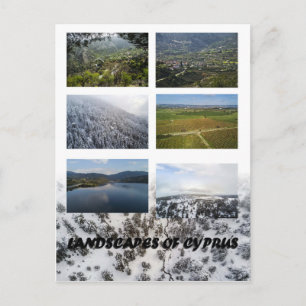 Landschappen op Cyprus Briefkaart