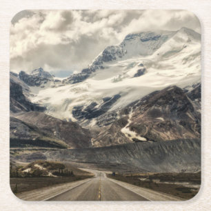 Landschappen van Alberta, Canada Vierkante Kartonnen Onderzetter
