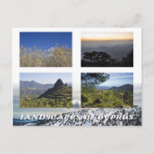 Landschappen van het briefkaart Cyprus (Voorkant)
