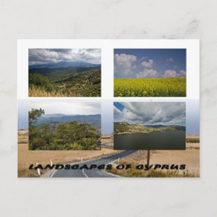 Landschappen van het briefkaart Cyprus