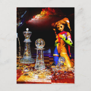 Landschappen zee hawaii cruiseschaakkunst briefkaart