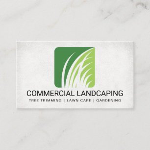 landschapsarchitect Grass Logo Visitekaartje