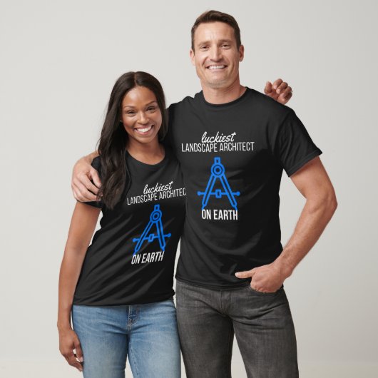 Landschapsarchitect op aarde t-shirt (Unisex)