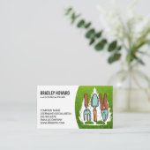 landschapsarchitectuur | Bomen | tuingereedschap Visitekaartje (Staand voorkant)