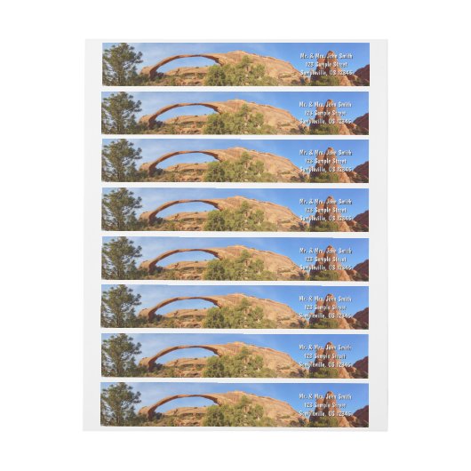 Landschapsarchitectuur in Arches National Park (Vel)