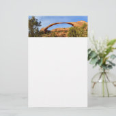 Landschapsarchitectuur in Arches National Park Briefpapier (Staand voorkant)