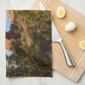 Landschapsarchitectuur in Arches National Park Theedoek (Quarter Fold)