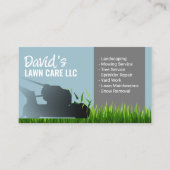 Landschapsarchitectuur & Lawn Care Service Mint Bl Visitekaartje (Voorkant)