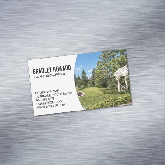 landschapsarchitectuur | residentie-achtertuin magnetisch visitekaartje (Voorbeeld)