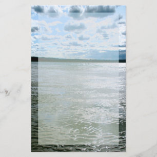 Landschapsarchitectuur van Long Island Beach Briefpapier