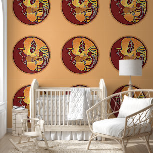 LandschapsButton - Kokopelli Moon Feather 1 Behang