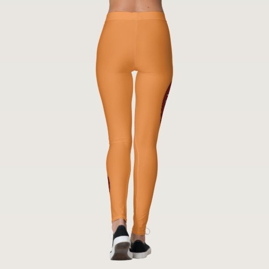LandschapsButton - Kokopelli Moon Feather 1 Leggings (Achterkant)