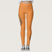 LandschapsButton - Kokopelli Moon Feather 1 Leggings (Voorkant)