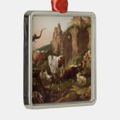 Landschapsdieren 1685 metalen ornament (Rechts)