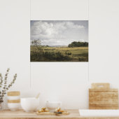  landschapsdruk Engels landland Poster (Keuken)