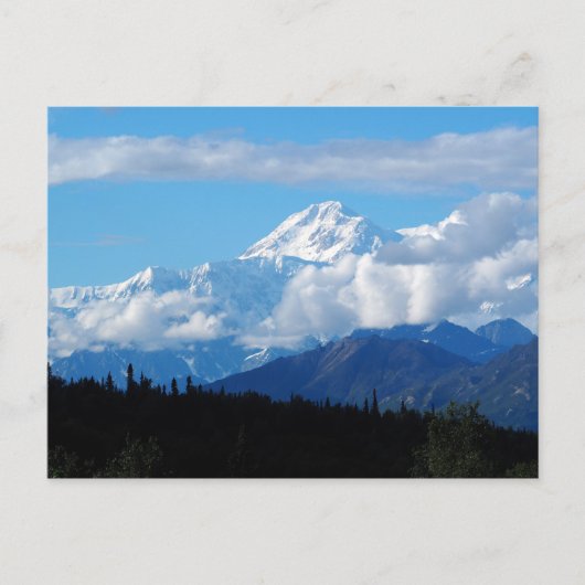 Landschapsfoto Alaska Denali Briefkaart (Voorkant)