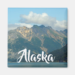 Landschapsfoto Alaska Mountains Magneet