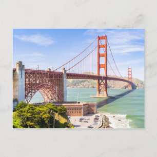 Landschapsfoto Golden Gate Bridge Briefkaart