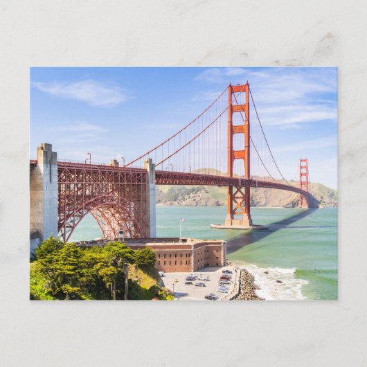 Landschapsfoto Golden Gate Bridge Briefkaart (Voorkant)