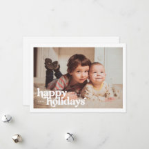 Landschapsfoto met vet Gelukkig Kerstfeest