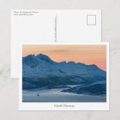 Landschapsfoto Noord-Noorwegen Briefkaart (Voorkant / Achterkant)