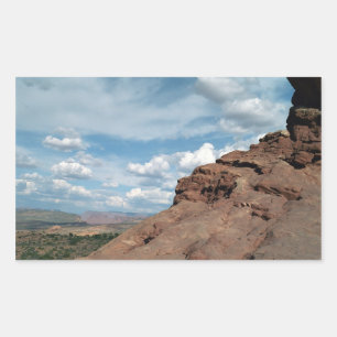 Landschapsfoto Noord-raam Arch Utah Rechthoekige Sticker