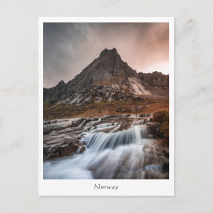 Landschapsfoto Noorwegen Briefkaart