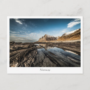 Landschapsfoto Noorwegen Briefkaart