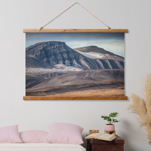 Landschapsfoto Spitsbergen Hangend Wandkleed (Slaapkamer)