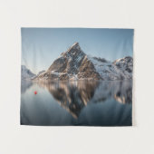 Landschapsfoto van de Lofoten-eilanden Wandkleed (Voorkant (horizontaal))