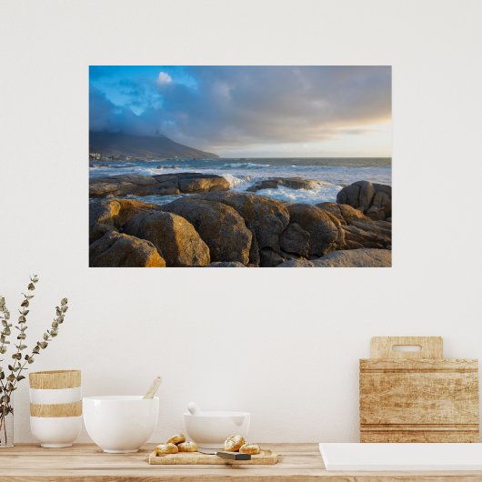 landschapsfoto van de seashore poster (Keuken)