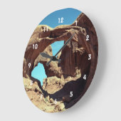 Landschapsfoto van Double Arch Desert Grote Klok (Hoek)