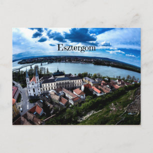 Landschapsfoto van Esztergom Briefkaart