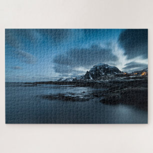 Landschapsfoto van Lofoten Noorwegen Legpuzzel