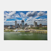 Landschapsfoto van Milwaukee, Wisconsin, Deurmat (Voorkant)