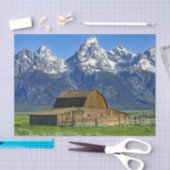 Landschapsfoto van Rustic Barn Tissuepapier (Craft)