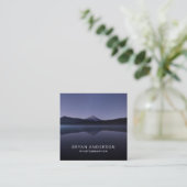 Landschapsfotograaf Vierkante Visitekaartje (Staand voorkant)